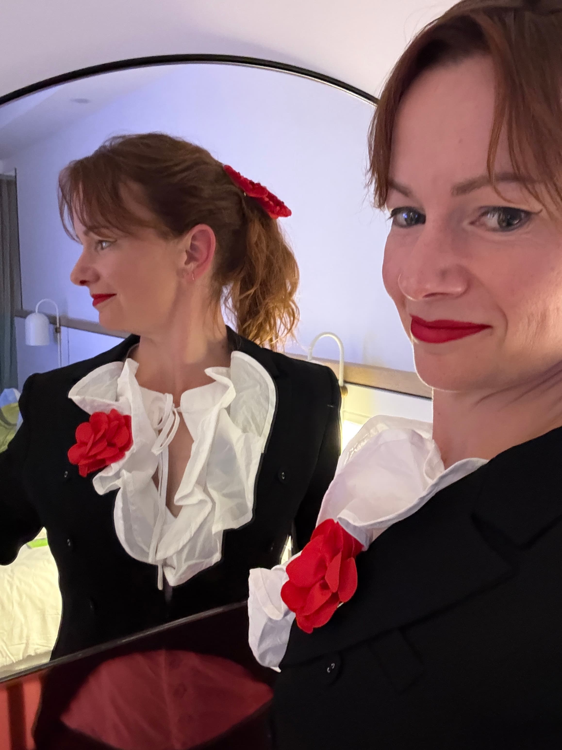 Belinda portrait with mirror reflection